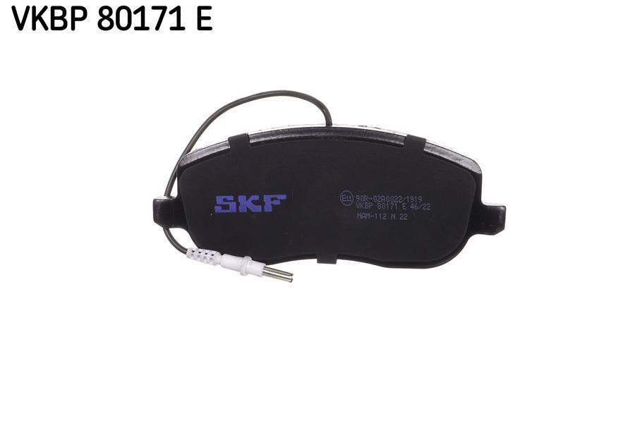 Jeu de 4 plaquettes de frein SKF ref. VKBP 80171 E